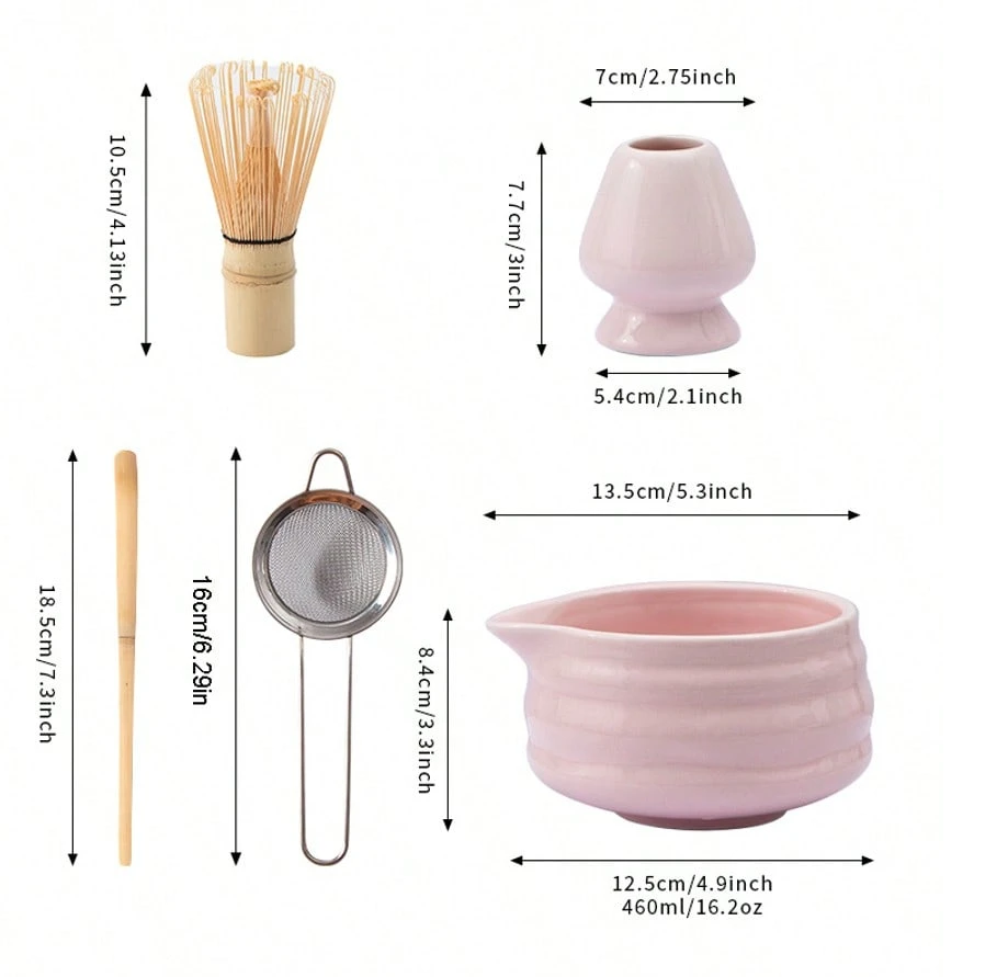 Set of 5 - Pink