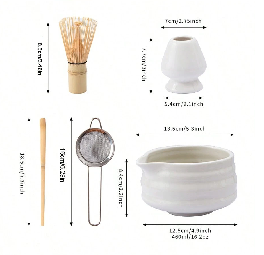 Set of 5 - White